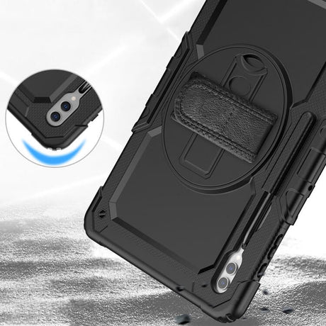 Калъф с Дръжка за Samsung Tab S9 FE Plus, Tech-Protect Solid360 Case, Черен (8)