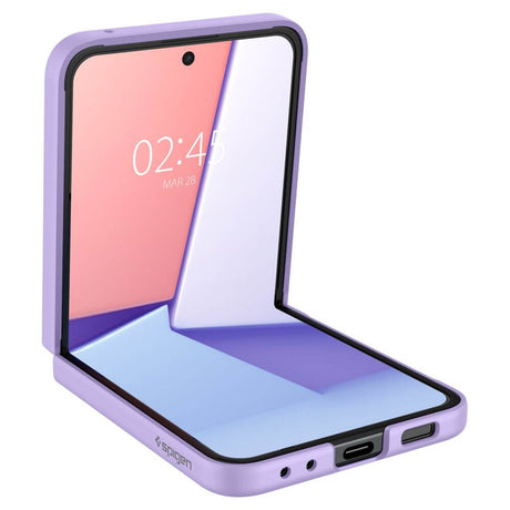 Тънък Калъф за Samsung Z Flip 5, Spigen AirSkin Case, Лилав (6)