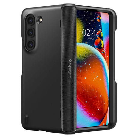 Калъф с S Pen Поставка за Samsung Z Fold 5, Spigen Slim Armor Pro Case, Черен (2)