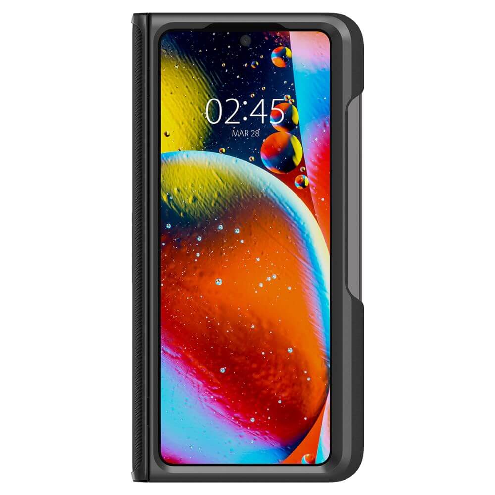 Калъф с S Pen Поставка за Samsung Z Fold 5, Spigen Slim Armor Pro Case, Черен (3)