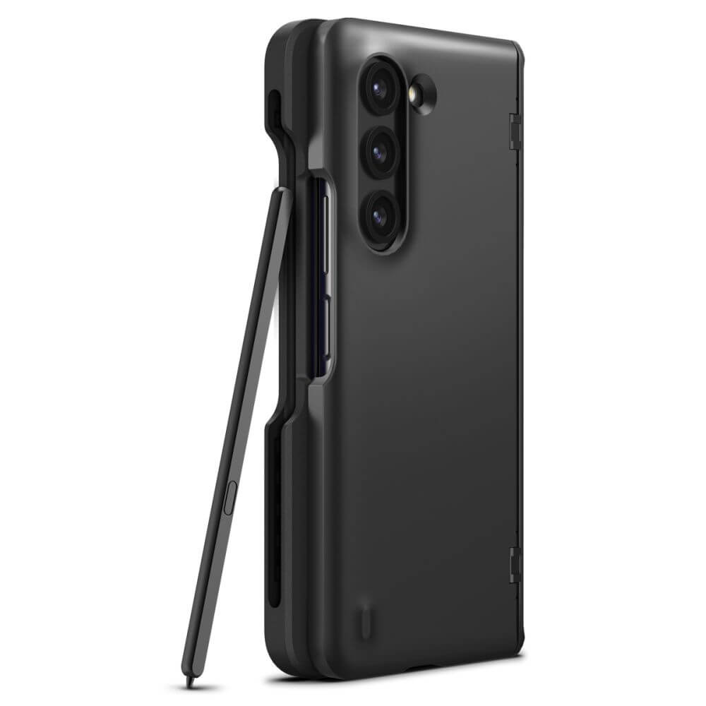 Калъф с S Pen Поставка за Samsung Z Fold 5, Spigen Slim Armor Pro Case, Черен