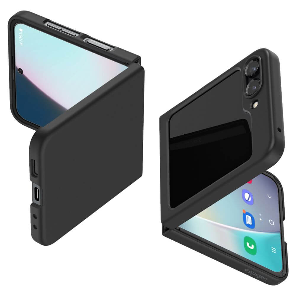 Тънък Калъф за Samsung Z Flip 5, Spigen AirSkin Case, Черен