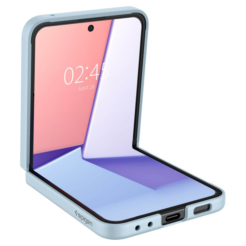 Тънък Калъф за Samsung Z Flip 5, Spigen AirSkin Case, Син (6)