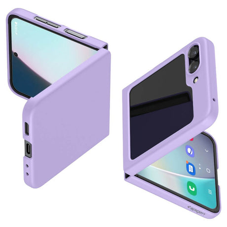 Тънък Калъф за Samsung Z Flip 5, Spigen AirSkin Case, Лилав