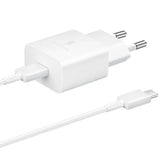 Оригинално Зарядно Samsung 15W 220v Fast Charger с USB-C Кабел EP-T1510XWE, Бял (2)