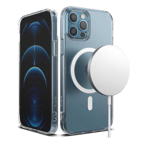 Magsafe Калъф за iPhone 12/Pro, Ringke Fusion Matte Case, Прозрачен