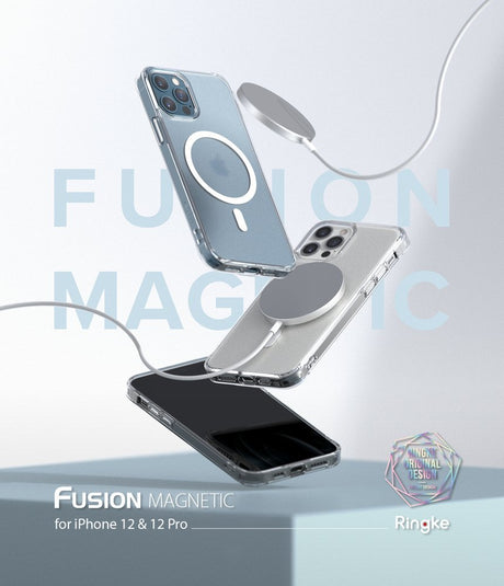 Magsafe Калъф за iPhone 12/Pro, Ringke Fusion Matte Case, Прозрачен (2)