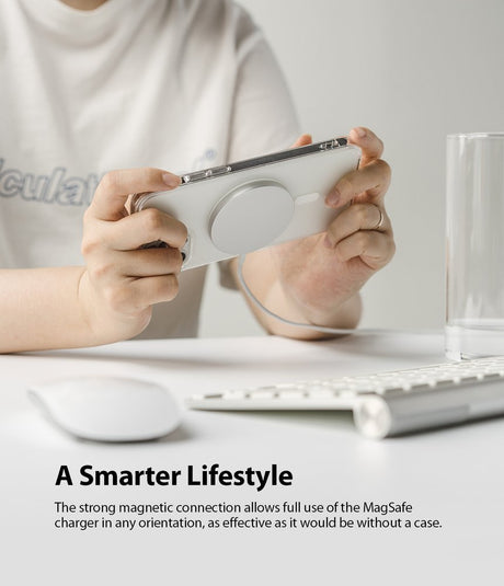Magsafe Калъф за iPhone 12/Pro, Ringke Fusion Matte Case, Прозрачен (4)