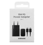 Оригинално Зарядно Samsung 15W 220v Fast Charger с USB-C Кабел EP-T1510XBE, Черен