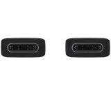 Оригинално Зарядно Samsung 15W 220v Fast Charger с USB-C Кабел EP-T1510XBE, Черен (7)