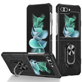 Калъф с Поставка за Samsung Z Flip 5, GKK KickStand Case, Черен