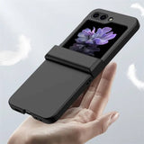Калъф с Предпазител за Samsung Galaxy Z Flip 5, GKK Hinge Case, Черен (3)