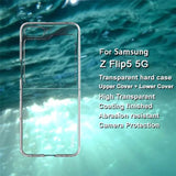 Калъф за Samsung Galaxy Z Flip 5, Imak Crystal Case, Прозрачен (4)