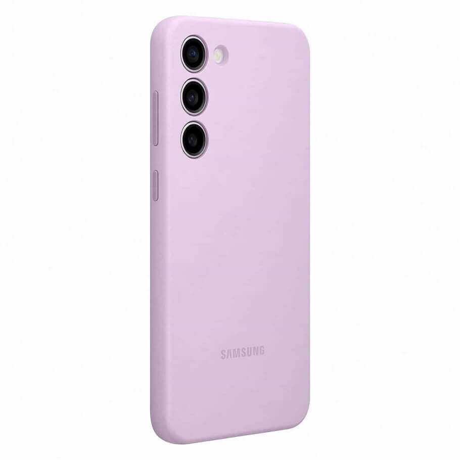 Оригинален Силиконов Калъф за Samsung S23, Silicone Cover Case EF-PS911TVEGWW, Лилав (2)
