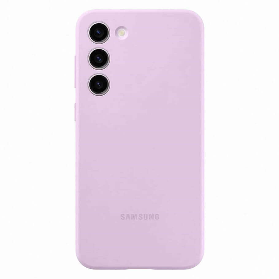 Оригинален Силиконов Калъф за Samsung S23, Silicone Cover Case EF-PS911TVEGWW, Лилав