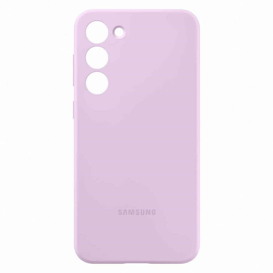 Оригинален Силиконов Калъф за Samsung S23, Silicone Cover Case EF-PS911TVEGWW, Лилав (3)