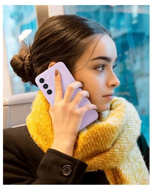 Оригинален Силиконов Калъф за Samsung S23, Silicone Cover Case EF-PS911TVEGWW, Лилав (5)