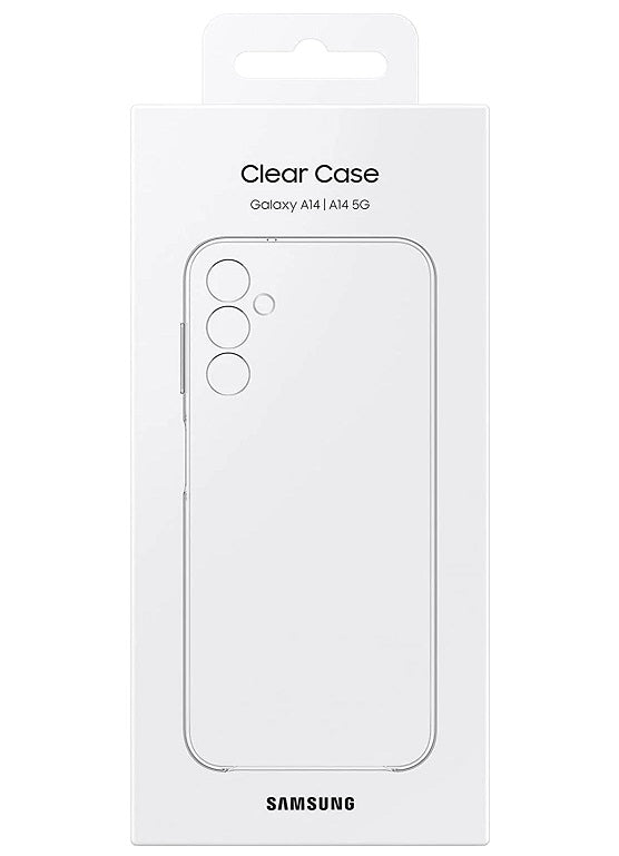 Оригинален Калъф за Samsung A14 Clear Cover Case EF-QA146CTEGWW, Прозрачен (3)