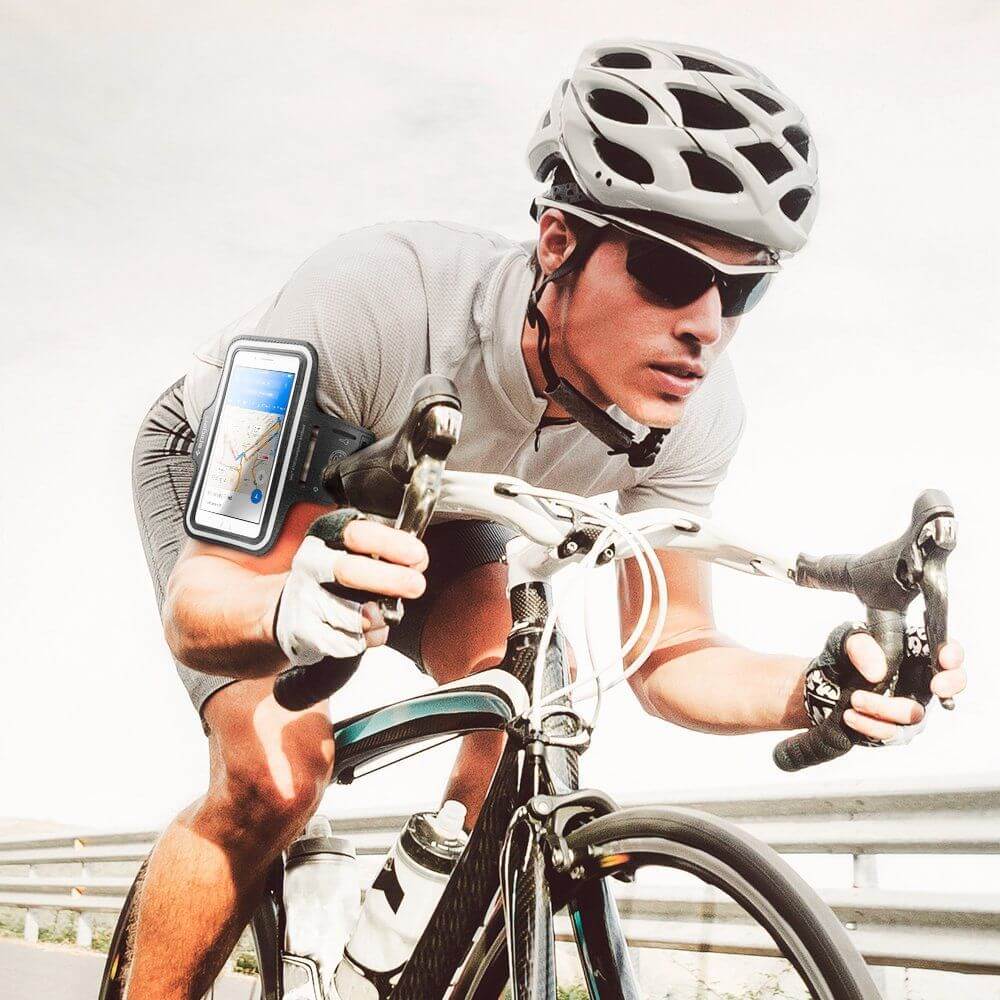 Спортен Калъф за Телефон за Ръка, Spigen A7000 Sports Armband, Черен (5)