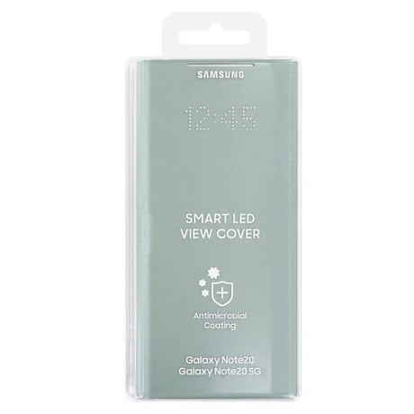 Оригинален Активен Калъф за Samsung Note 20, Led View Cover Book Case EF-NN980PMEGEU, Резедав (5)