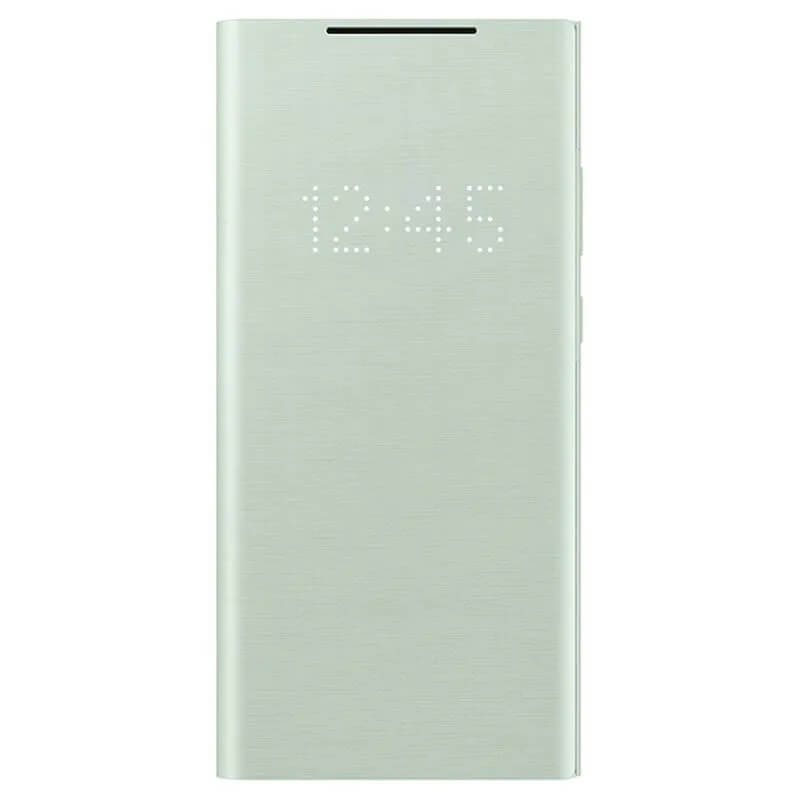 Оригинален Активен Калъф за Samsung Note 20, Led View Cover Book Case EF-NN980PMEGEU, Резедав
