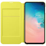 Оригинален Активен Калъф за Samsung S10e Led View Cover Book Case Ef-Ng970pwegww, Бял (3)