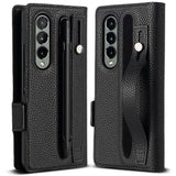 Калъф с S-Pen Поставка за Samsung Z Fold 4, Ringke Folio Signature Case, Черен (2)