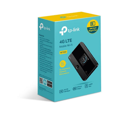 Преносим Рутер за Мобилен Интернет (Бисквита), TP-LINK Wi-Fi M7350 4G, Черен (8)