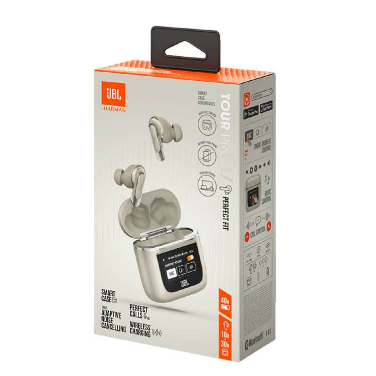 Безжични Слушалки, JBL Tour Pro 2 Handsfree Bluetooth, Сив (7)