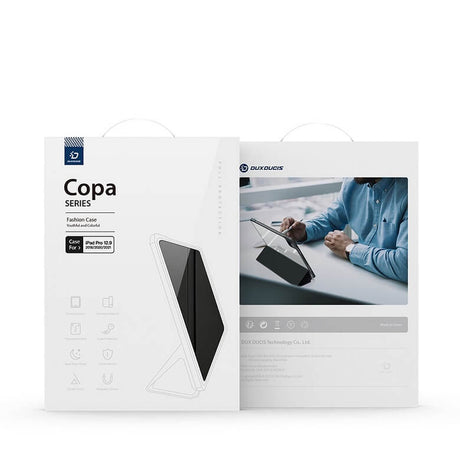 Калъф за iPad Pro 12.9" 2022-2018/ Air 13, Dux Ducis Copa Case, Черен (7)