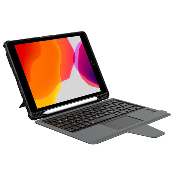 Калъф с Клавиатура за iPad 9/ 8/ 7 10.2, Nillkin Keyboard Case, Черен