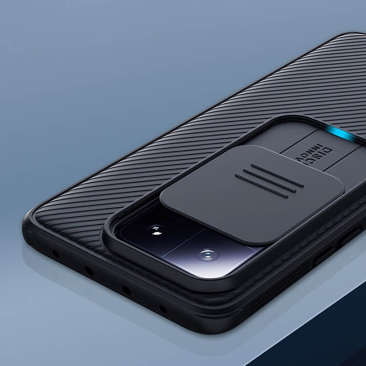 Калъф с Плъзгач за Камера за Xiaomi 13, Nillkin CamShield Case, Черен (5)