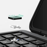 Калъф с Клавиатура за iPad 9/ 8/ 7 10.2, Nillkin Keyboard Case, Черен (7)