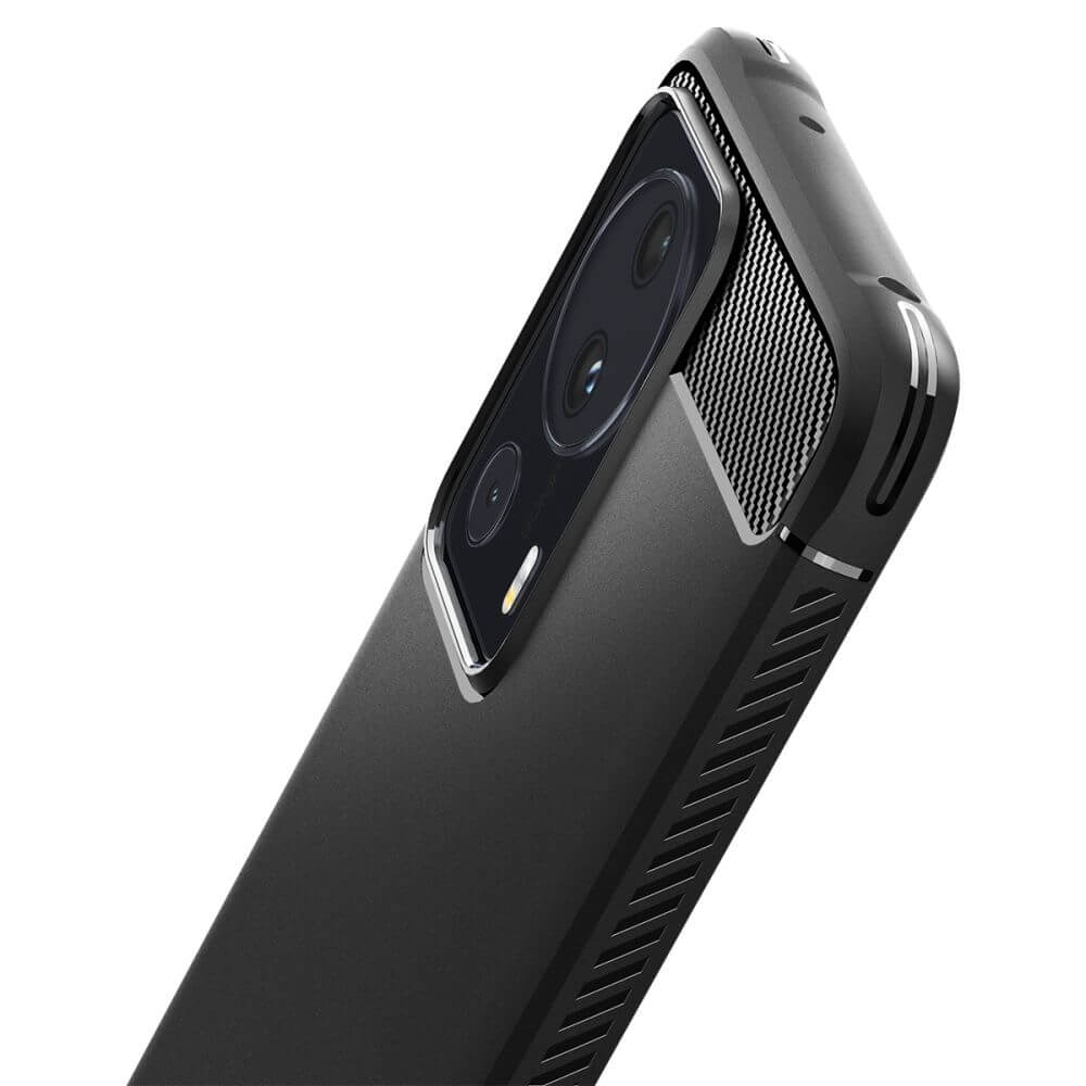 Противоударен Калъф за Xiaomi 13 Lite, Spigen Rugged Armor Case, Черен (6)