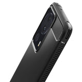Противоударен Калъф за Xiaomi 13 Lite, Spigen Rugged Armor Case, Черен (6)
