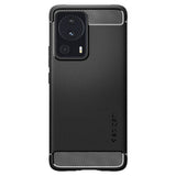 Противоударен Калъф за Xiaomi 13 Lite, Spigen Rugged Armor Case, Черен (2)
