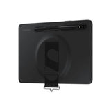 Оригинален Калъф с Дръжка за Samsung Tab S8 / S7, Strap Cover Case EF-GX700CBEGWW, Черен (2)