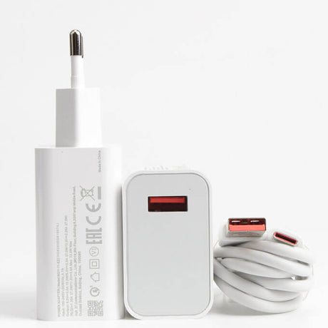 Оригинално Зарядно с Кабел, Xiaomi 220v-33W MDY-16-EF, Бял (4)