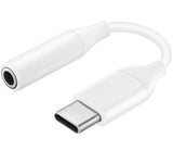 Оригинален Аудио Jack Преход/Адаптер, Samsung USB-C to Aux 3.5mm EE-UC10JUWE, Бял(Bulk)