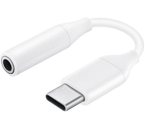 Оригинален Аудио Jack Преход/Адаптер, Samsung USB-C to Aux 3.5mm EE-UC10JUWE, Бял(Bulk)