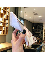 Силиконов Калъф за iPhone 11, Tech-Protect Marble Case, Розов (3)