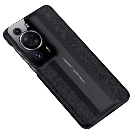 Кожен Калъф за Huawei P60 Pro, GKK Leather Design Case, Черен
