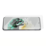 Стъклен Протектор с UV лепило за Huawei P60 Pro, Mocolo UV 3D Glass, Прозрачен (6)