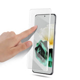 Стъклен Протектор с UV лепило за Huawei P60 Pro, Mocolo UV 3D Glass, Прозрачен (5)