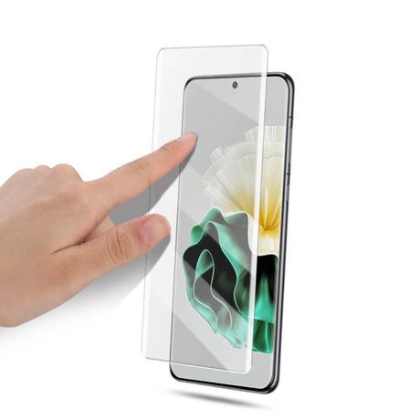 Стъклен Протектор с UV лепило за Huawei P60 Pro, Mocolo UV 3D Glass, Прозрачен (5)