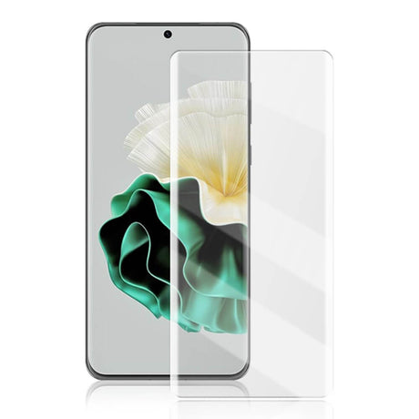 Стъклен Протектор с UV лепило за Huawei P60 Pro, Mocolo UV 3D Glass, Прозрачен