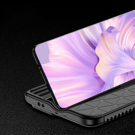 Силиконов Калъф за Huawei P60 Pro, New Carbon Case, Черен (3)