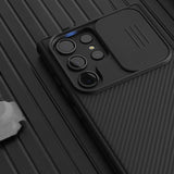 Magsafe калъф с Плъзгач за Камера за Samsung S23 Ultra, Nillkin CamShield Case, Черен (8)