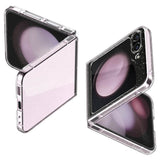 Блестящ Калъф за Samsung Z Flip 5, Spigen AirSkin Glitter Case, Прозрачен (2)