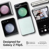 Блестящ Калъф за Samsung Z Flip 5, Spigen AirSkin Glitter Case, Прозрачен (6)